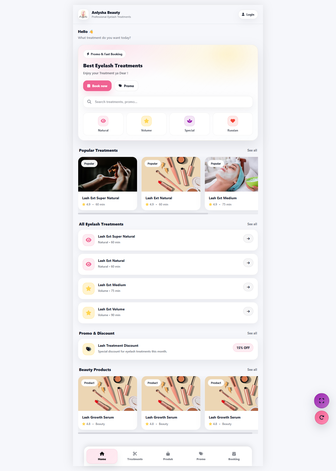 Salon & Employee Management System - Anlysha Beauty